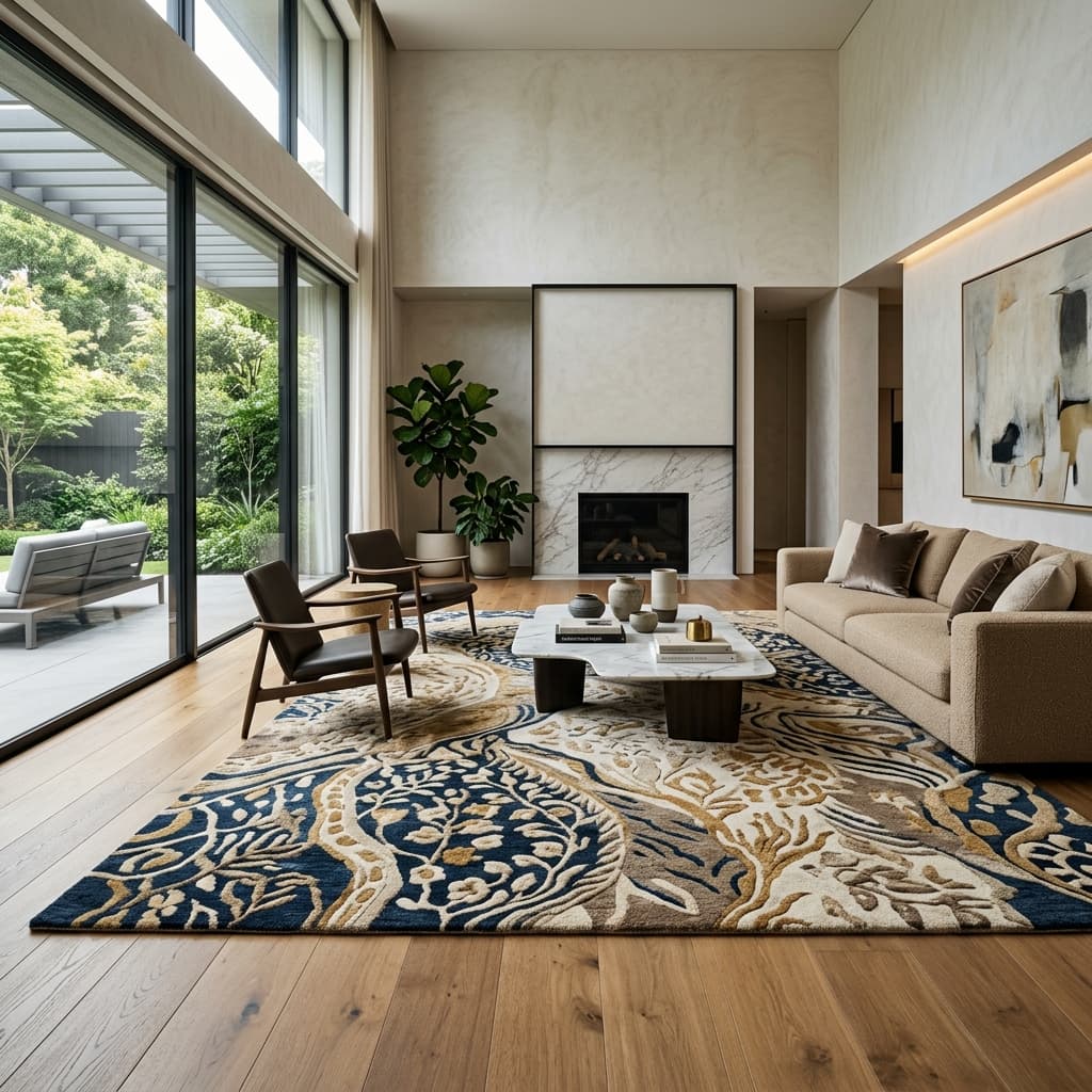 Handcrafted luxury carpet by Creaticabud
